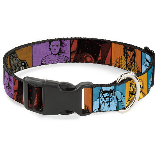 Plastic Clip Collar - Star Wars the Force Awakens Character and Icon Blocks Multi Color Plastic Clip Collars Star Wars   