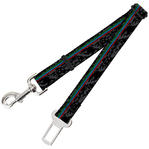 Dog Safety Seatbelt for Cars - Racing Stripes/Digital Camo Black/Gray/Green/Blue/Red Dog Safety Seatbelts for Cars Buckle-Down   