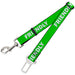 Dog Safety Seatbelt for Cars - Pet Quote FRIENDLY Green/White Dog Safety Seatbelts for Cars Buckle-Down   