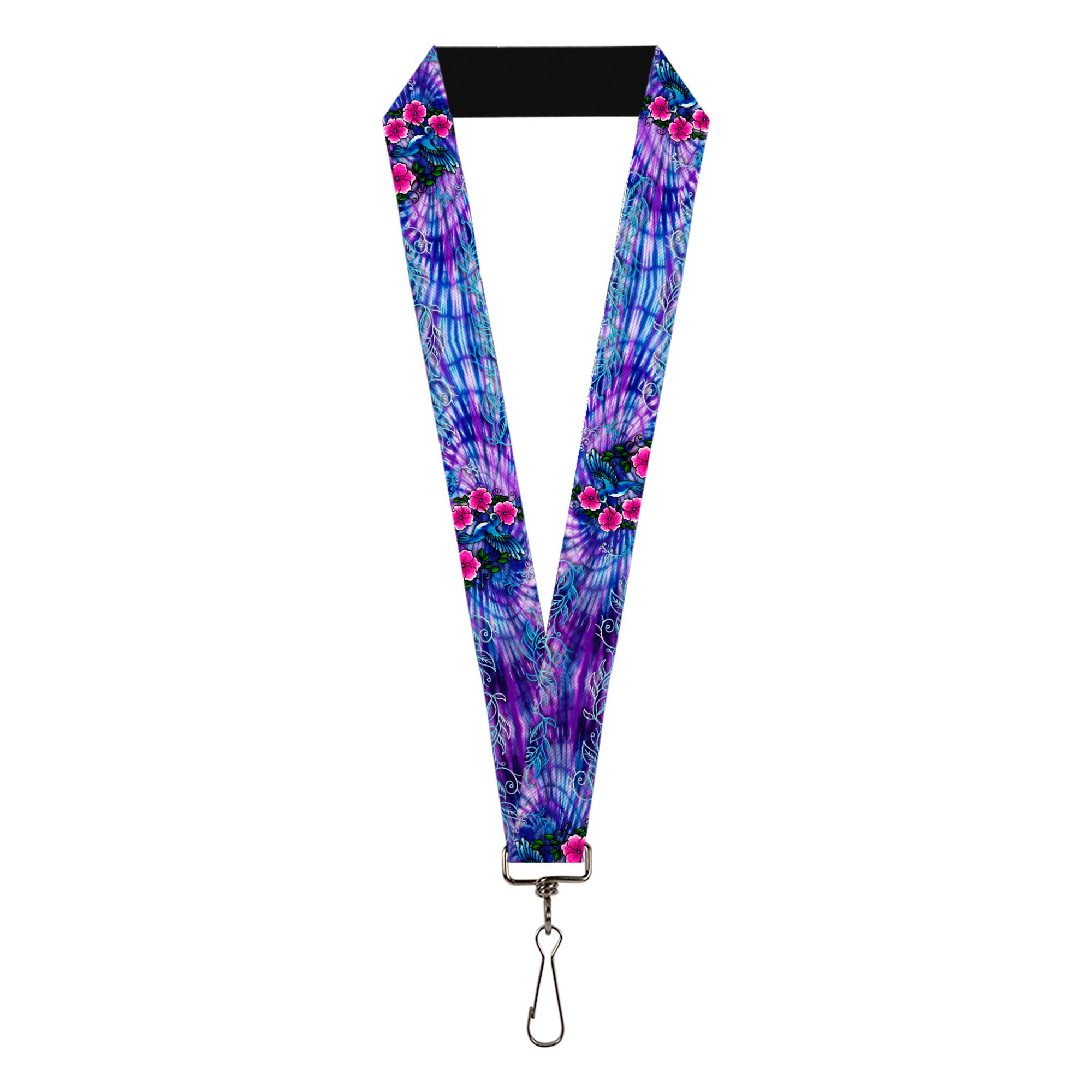 Buckle-Down Tattoo Johnny Hummingbird Lanyard - 1 Inch Wide, Stretchy Nylon With Stainless Steel Clip, Officially Licensed - View #12