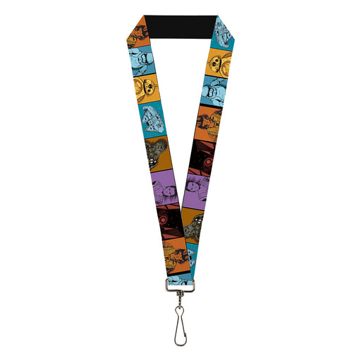 Lanyard - 1.0" - Star Wars the Force Awakens Character and Icon Blocks Multi Color Lanyards Star Wars   