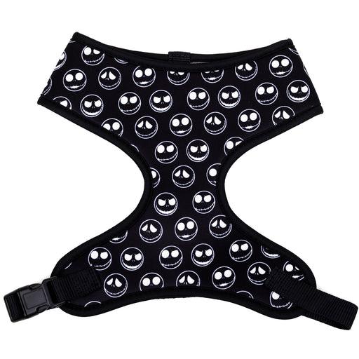 Pet Harness - The Nightmare Before Christmas Jack Expressions All Over Black/White Pet Harnesses Disney   