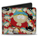 Bi-Fold Wallet - South Park Eric Cartman Poses Stacked Bi-Fold Wallets Comedy Central   