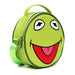 Disney Bag, Cross Body, Round, The Muppets Kermit the Frog Face Character Close Up, Green, Vegan Leather Crossbody Bags Disney   