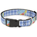 Plastic Clip Collar - THE WIZARD OF OZ Logo Gingham Checker Blues Plastic Clip Collars Warner Bros. Movies   