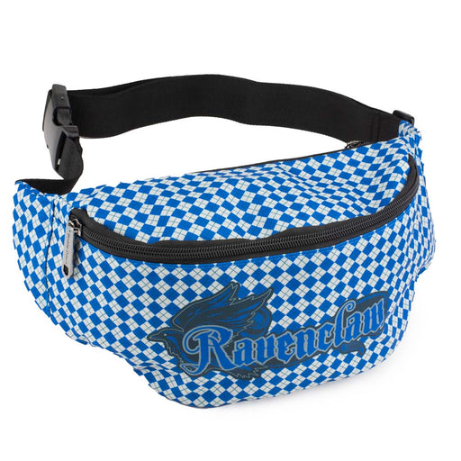 Fanny Pack - Harry Potter Ravenclaw Eagle with Shield Argyle Gray Blue Fanny Packs The Wizarding World of Harry Potter   