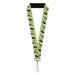 Lanyard - 1.0" - The Wizard of Oz Wicked Witch of the West and Flying Monkeys Greens Lanyards Warner Bros. Movies   