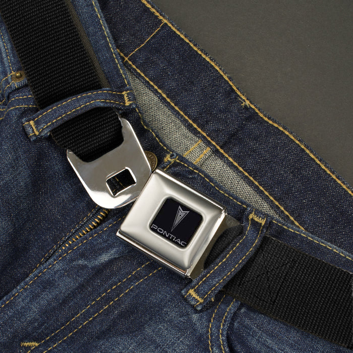 Pontiac Seatbelt Belt - Black Seatbelt Belts GM General Motors   