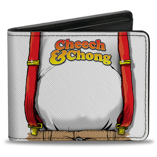 Bi-Fold Wallet - CHEECH & CHONG Cheech Character Close-Up White/Red Bi-Fold Wallets Cheech & Chong   
