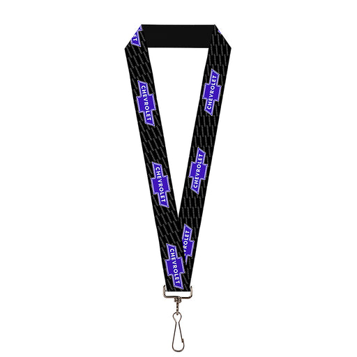 Lanyard - 1.0" - Chevy Bowtie REPEAT w Text Lanyards GM General Motors   