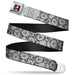 THE BIG BANG THEORY Full Color Black White Red Seatbelt Belt - Soft Kitty Poses Webbing Seatbelt Belts The Big Bang Theory   