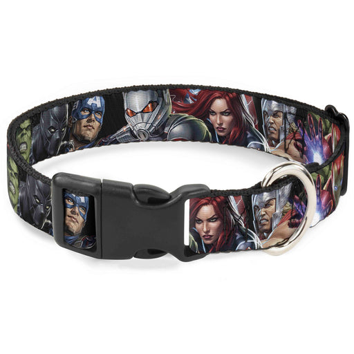 Plastic Clip Collar - 7-Vivid Avengers Action Poses Plastic Clip Collars Marvel Comics   