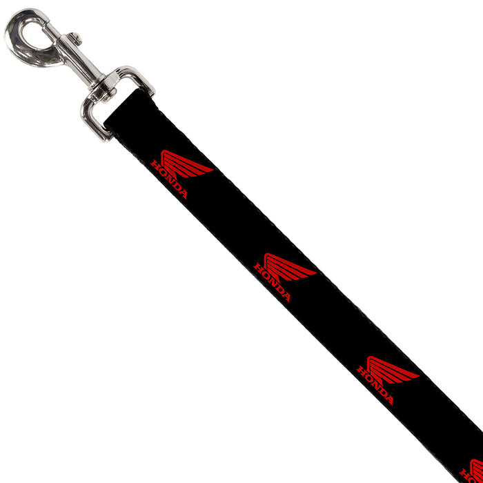 Dog Leash - HONDA Motorcycle Logo Black/Red Dog Leashes Honda Motorsports   