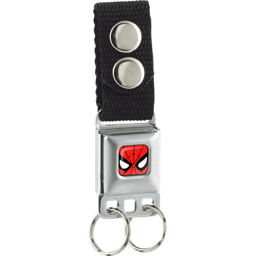 MARVEL COMICS Keychain - Spider-Man Face CLOSE-UP Full Color Keychains Marvel Comics   