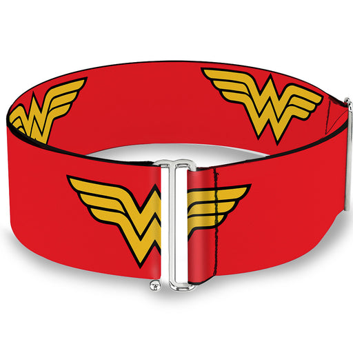 Cinch Waist Belt - Wonder Woman Logo Red Womens Cinch Waist Belts DC Comics   