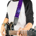 Guitar Strap - Galaxy Blues Purples Guitar Straps Buckle-Down   