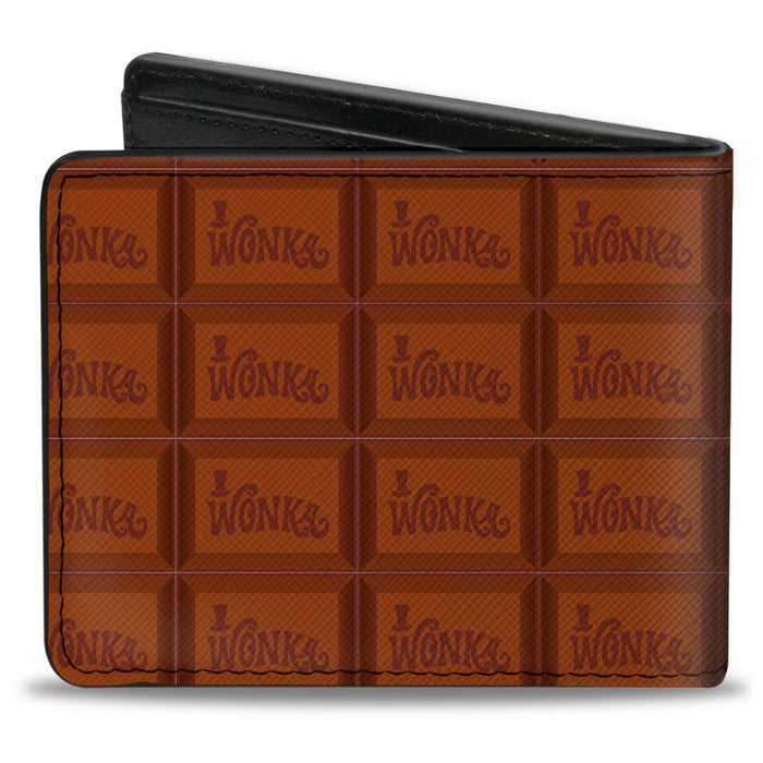 Bi-Fold Wallet - Willy Wonka and the Chocolate Factory WONKA Bar Blocks Browns Bi-Fold Wallets Warner Bros. Movies   