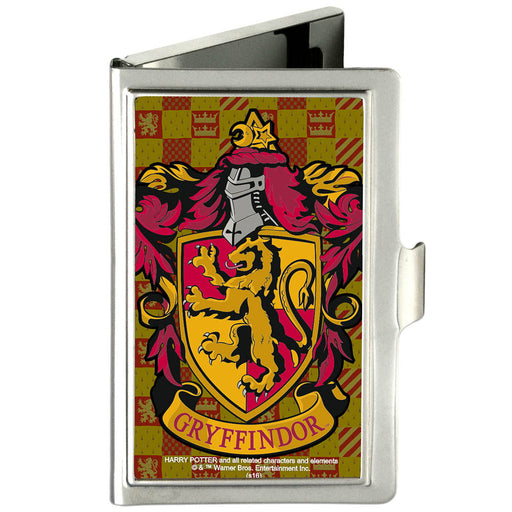 Business Card Holder - SMALL - Harry Potter GRYFFINDOR Crest FCG Gold Burgundy Business Card Holders The Wizarding World of Harry Potter Default Title  