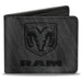 Bi-Fold Wallet - RAM Logo Wood Grain Grays Bi-Fold Wallets Ram   