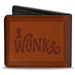 Bi-Fold Wallet - Willy Wonka and the Chocolate Factory WONKA Chocolate Bar Browns Bi-Fold Wallets Warner Bros. Movies   