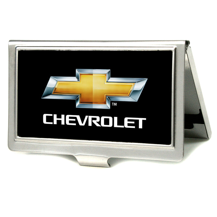 Business Card Holder - SMALL - CHEVROLET Bowtie Logo Black Silver Gold White Business Card Holders GM General Motors