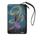 Canvas Zipper Wallet - LARGE - Wish Asha Dancing Swirl Pose Blues/Yellows Canvas Zipper Wallets Disney   