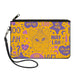 Canvas Zipper Wallet - LARGE - Furby Purple Excited Furby Pose and Icons Grid Collage Pink/Purple Canvas Zipper Wallets Hasbro   