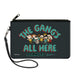 Canvas Zipper Wallet - LARGE - Peanuts Gang THE GANG'S ALL HERE Group Pose Black/Blue Canvas Zipper Wallets Peanuts Worldwide LLC   