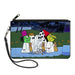 Canvas Zipper Wallet - LARGE - Peanuts Gang Halloween Trick or Treat Group Pose Canvas Zipper Wallets Peanuts Worldwide LLC   