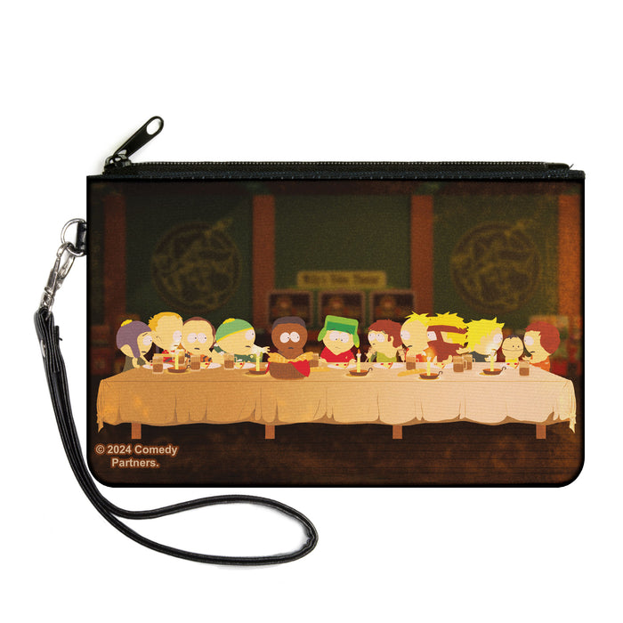 Canvas Zipper Wallet - LARGE - South Park Last Supper Group Pose Canvas Zipper Wallets Comedy Central   