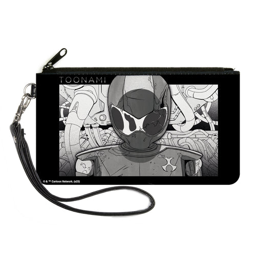 Canvas Zipper Wallet - LARGE - TOONAMI Robot TOM Sketch Pose Black/Grays Canvas Zipper Wallets Warner Bros. Animation   