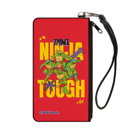 Canvas Zipper Wallet - SMALL - Teenage Mutant Ninja Turtles NINJA TOUGH Group Pose Red/Yellow Canvas Zipper Wallets Nickelodeon   