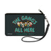 Canvas Zipper Wallet - SMALL - Peanuts Gang THE GANG'S ALL HERE Group Pose Black/Blue Canvas Zipper Wallets Peanuts Worldwide LLC   