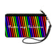 Canvas Zipper Wallet - SMALL - TASTE MY RAINBOW Black/Multi Color Canvas Zipper Wallets Buckle-Down, Inc.