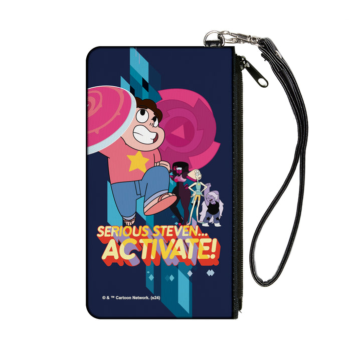 Canvas Zipper Wallet - SMALL - Steven Universe SERIOUS STEVEN…ACTIVATE Group Pose Blues Canvas Zipper Wallets Warner Bros. Animation   