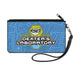 Canvas Zipper Wallet - SMALL - DEXTER'S LABORATORY Title Logo and Dexter Pose Blues Canvas Zipper Wallets Warner Bros. Animation   