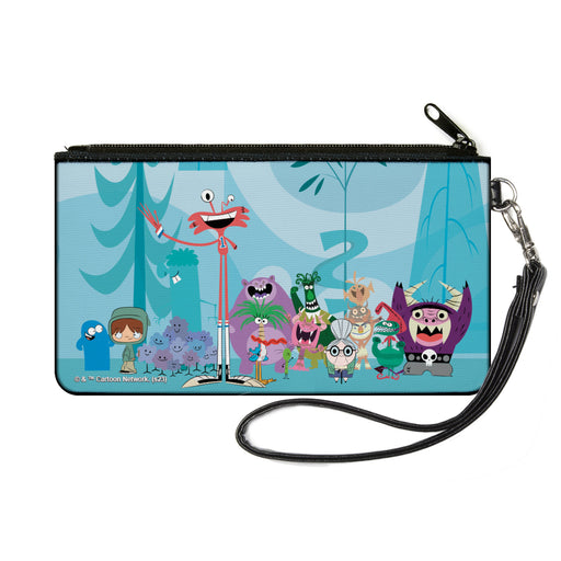 Canvas Zipper Wallet - SMALL - Foster's Home for Imaginary Friends Group Pose Blues Canvas Zipper Wallets Warner Bros. Animation   