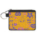 Canvas Zipper Wallet - MINI X-SMALL - Furby Furbish Phrases and Icons Orange/Pink/Purple Canvas Zipper Wallets Hasbro   