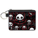 Canvas Zipper Wallet - MINI X-SMALL - Skelanimals Character Collage Black/Gray/Red/White Canvas Zipper Wallets Hasbro   