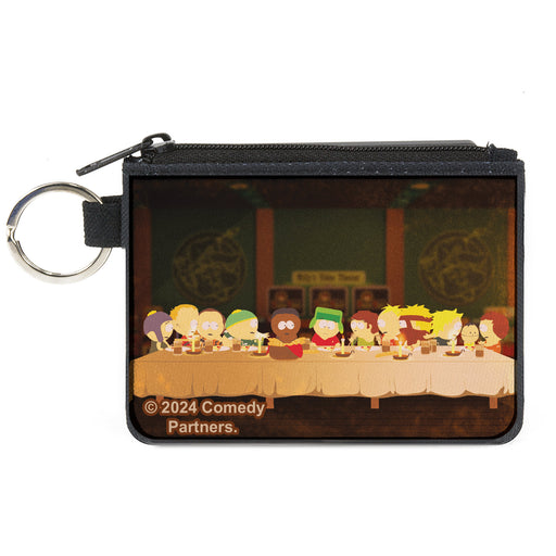 Canvas Zipper Wallet - MINI X-SMALL - South Park Last Supper Group Pose Canvas Zipper Wallets Comedy Central   