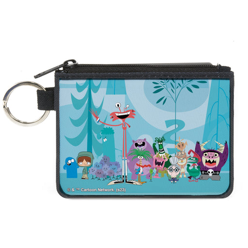 Canvas Zipper Wallet - MINI X-SMALL - Foster's Home for Imaginary Friends Group Pose Blues Canvas Zipper Wallets Warner Bros. Animation   