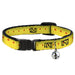 Cat Collar Breakaway - Measuring Tape Yellow Black Red Breakaway Cat Collars Buckle-Down   