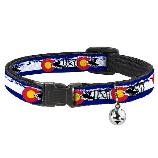 Cat Collar Breakaway - Colorado Snowmobiler Mountains Breakaway Cat Collars Buckle-Down   