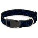 Plastic Clip Collar - Marble Black/Blue Plastic Clip Collars Buckle-Down   