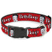 Plastic Clip Collar - BETTY BOOP Winking Kiss Pose and Text Reds/Black/White Plastic Clip Collars Fleischer Studios, Inc.   