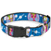 Plastic Clip Collar - Invader Zim and GIR Poses and Planets Blue/White Plastic Clip Collars Nickelodeon   