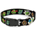 Plastic Clip Collar - Teenage Mutant Ninja Turtles Faces and Icons Black/Multi Color Plastic Clip Collars Nickelodeon   