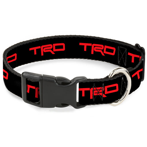 Plastic Clip Collar - Toyota Racing Development TRD Logo Black/Red Plastic Clip Collars Toyota