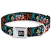 COWBOY BEBOP Title Logo Full Color Black/White Seatbelt Buckle Collar - COWBOY BEBOP Spike and Faye Brick Pose and Title Logo Blues/Reds Seatbelt Buckle Collars Crunchyroll   