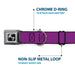 Dog Bone Seatbelt Buckle Collar - Purple Seatbelt Buckle Collars Buckle-Down